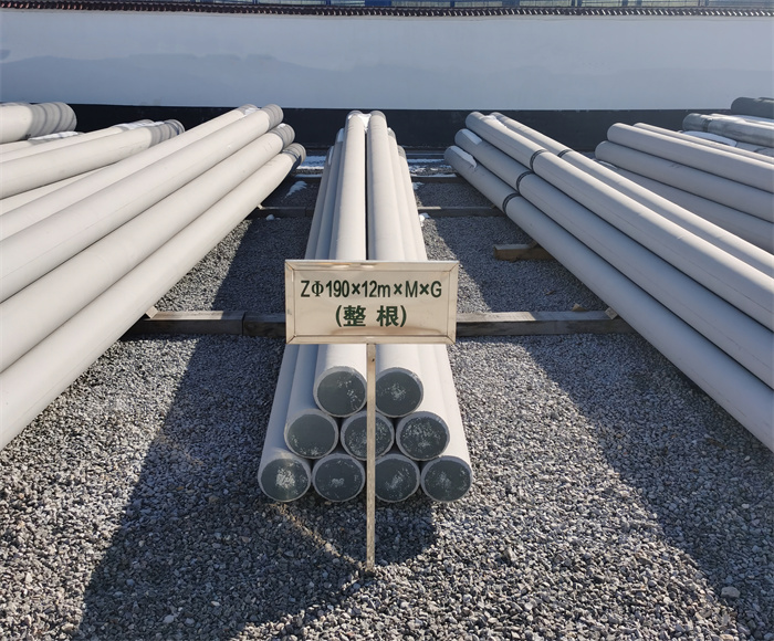 宿松190×12米钢筋混凝土水泥电线杆